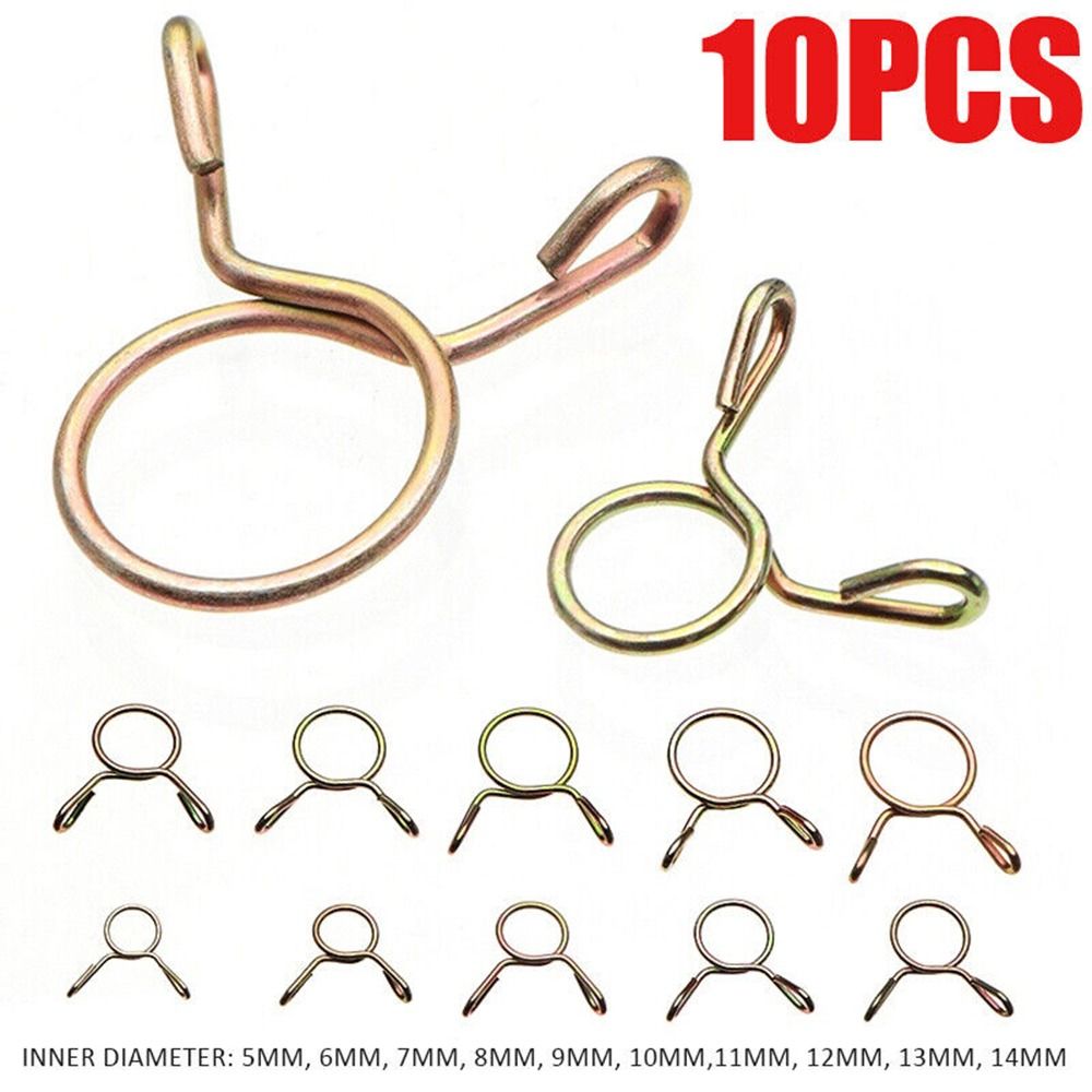 Hose Clamp Assorted - 10Pcs 5-31MM Hose Clamp Air Tubing