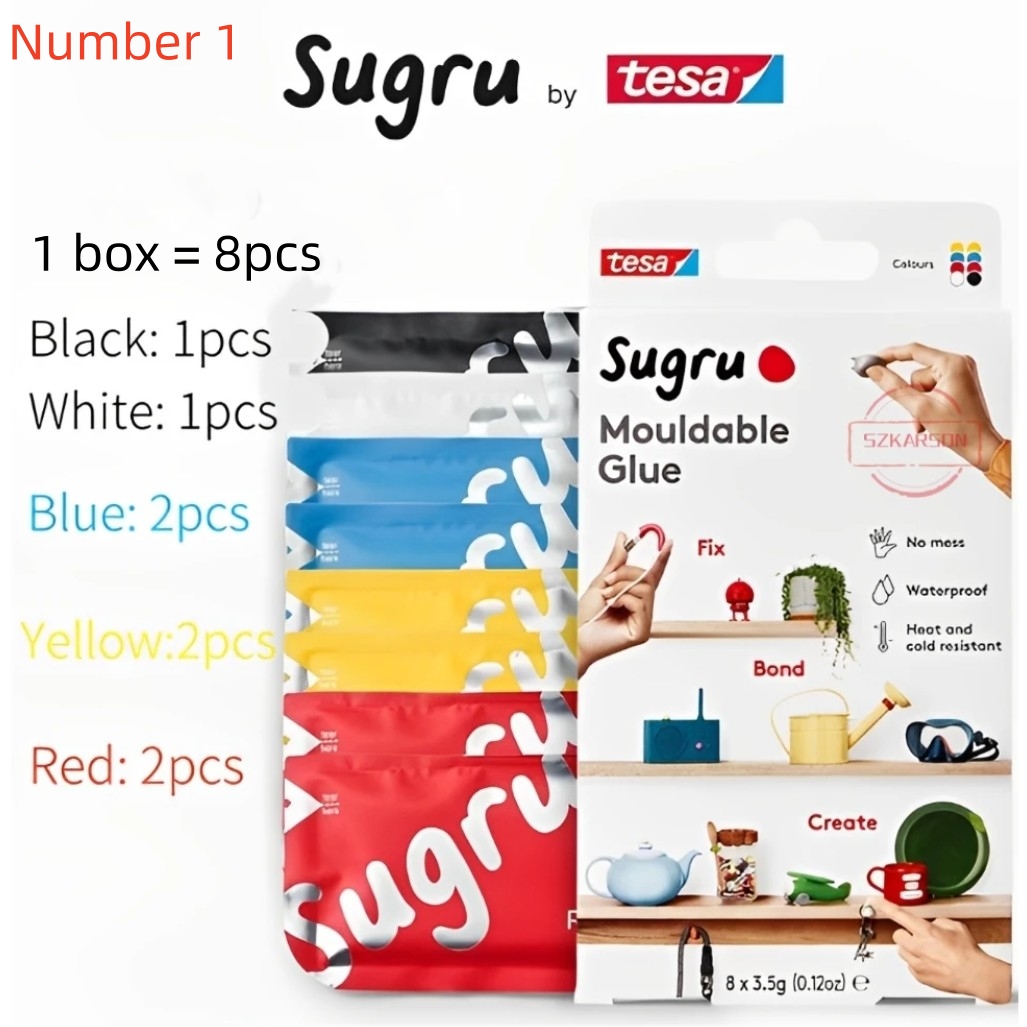 Home Improvement And Diy - 1 Box=8 Pcs Tesa Sugru Mouldable