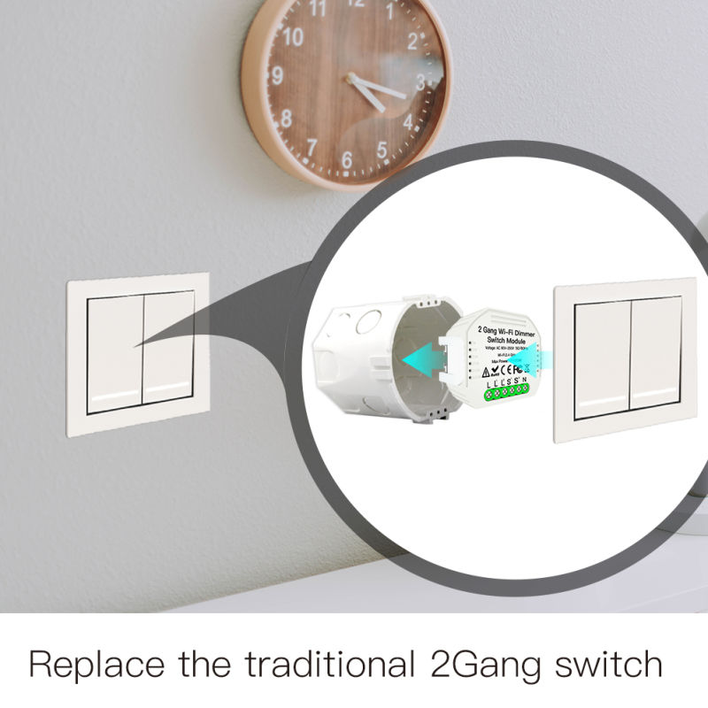 2Gang Wifi Dimmer Light Switch - Home Improvement And Diy recension och pris