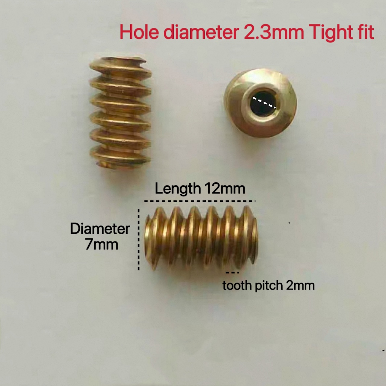 Copper Worm Gear DIY Motor Spi - Home Improvement And Diy recension och pris