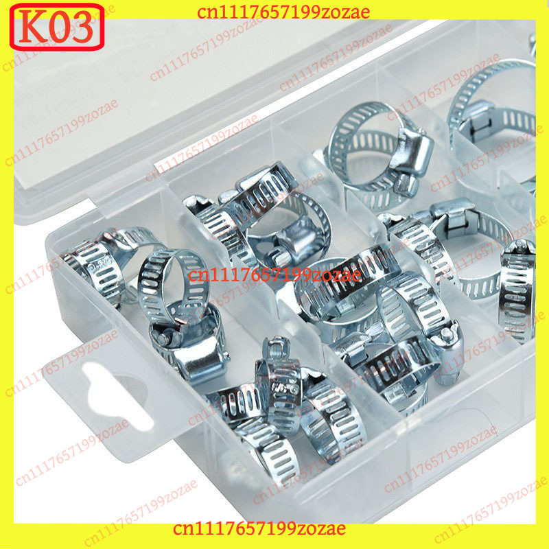 k3 34Pcs Stainless Steel Mini  - Hose Clamp Assorted recension och pris
