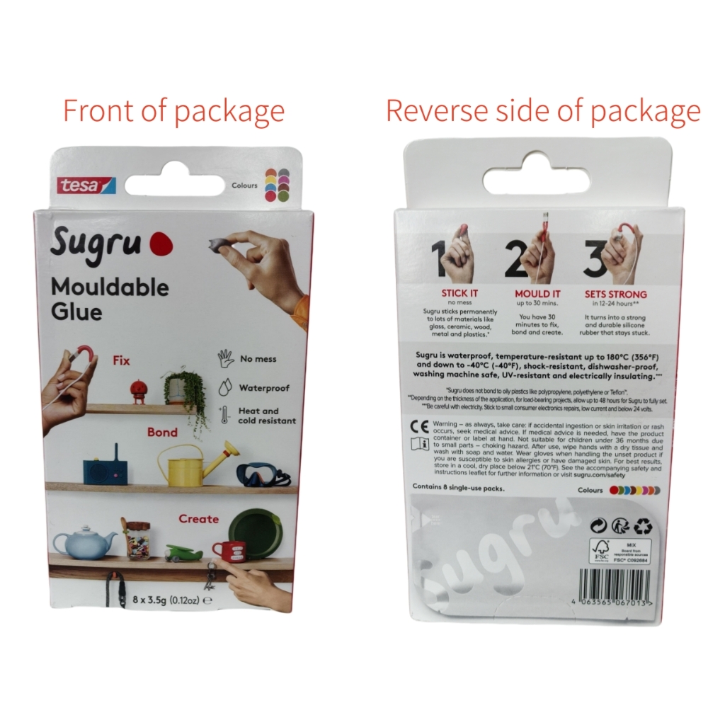 1 Box=8 Pcs Tesa Sugru Mouldab - Home Improvement And Diy recension och pris